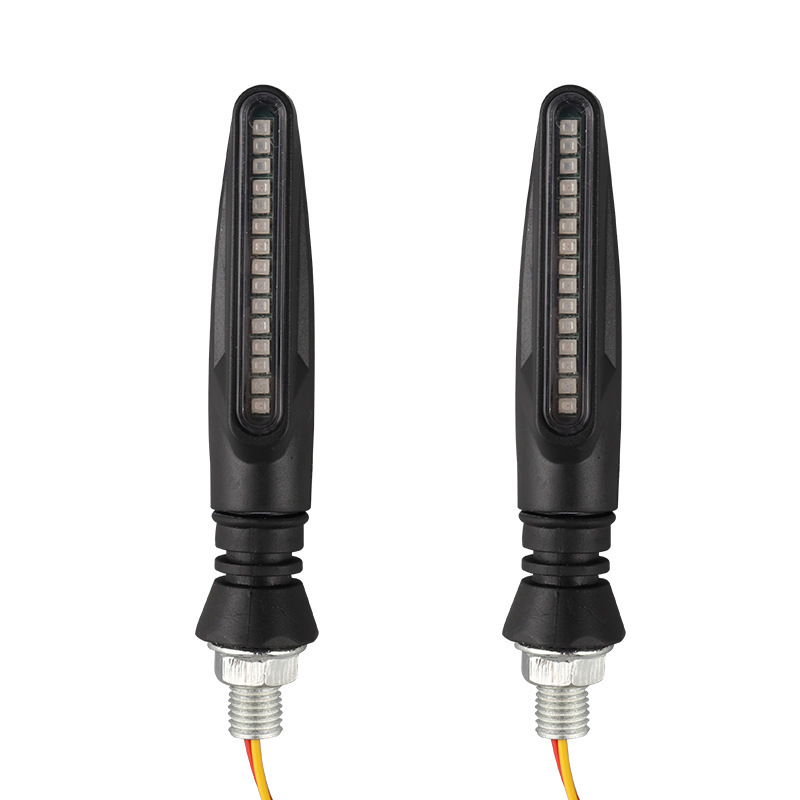 Luz eléctrica transfronteriza universal 12V coche eléctrico luz LED accesorios de la motocicleta luz de giro de una palabra luz del coche eléctrico