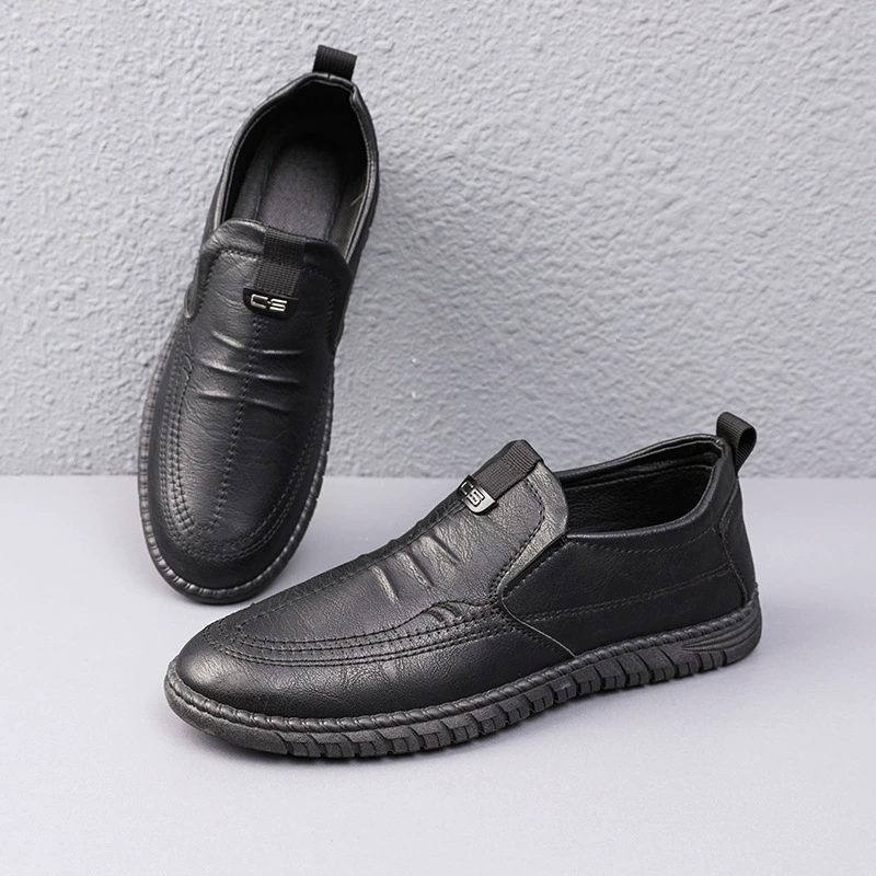 Осенняя взрывная кожаная обувь мужская бизнес-обувь