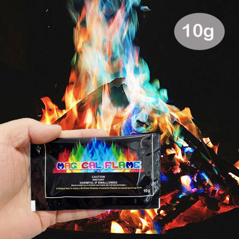 Camping Bonfire Color Powder Magic Fire Magic Fire Party Bonfire Party Supplies