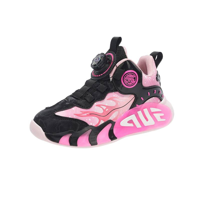 Comercio exterior cruzado zapatos de baloncesto para niños zapatos de entrenamiento de amortiguación para niños zapatos deportivos de carreras niñas ligeros