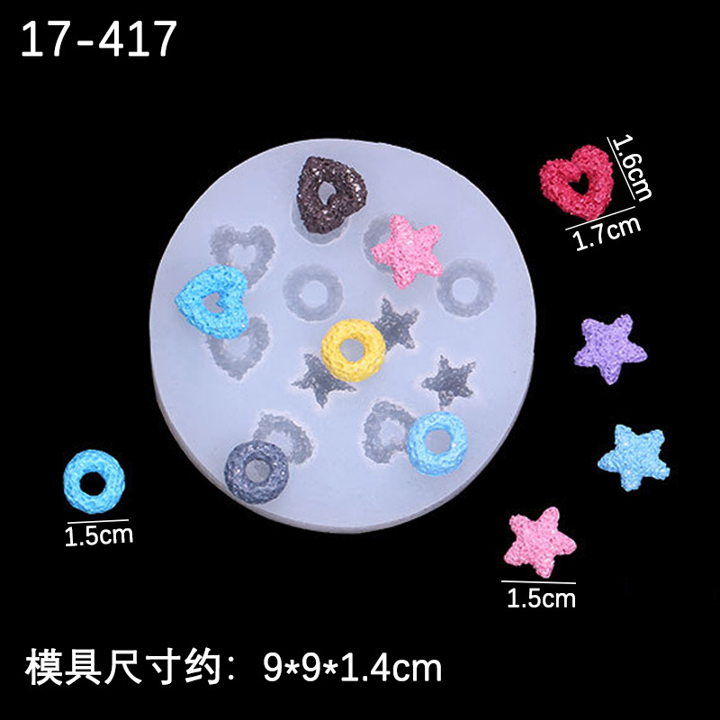 Una variedad de crema postre helado galletas molde silicona aromaterapia vela fresa donut accesorios creativos