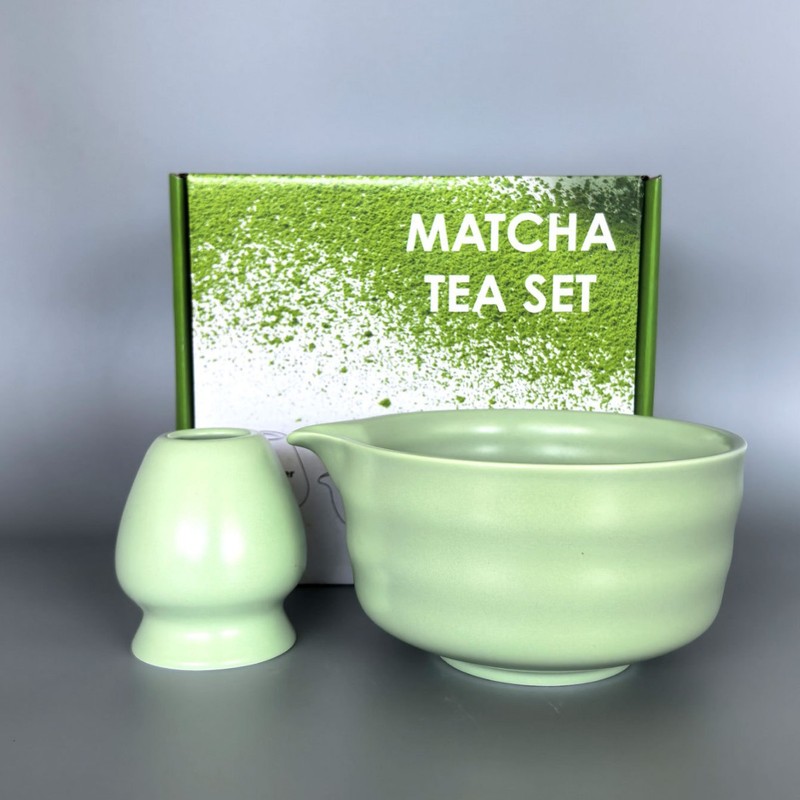 抹茶日式透明釉带嘴抹茶碗刷套装百本立宋代茶道茶刷茶碗茶勺茶筅|undefined
