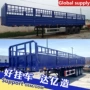 自卸轻型鹅颈式仓栅半挂车