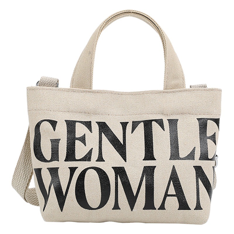 Venta al por mayor transfronteriza GW Tailandia Xiaoyou bolsa de lona diseño de nicho carta portátil de gran capacidad bolsa de mensajero del hombro