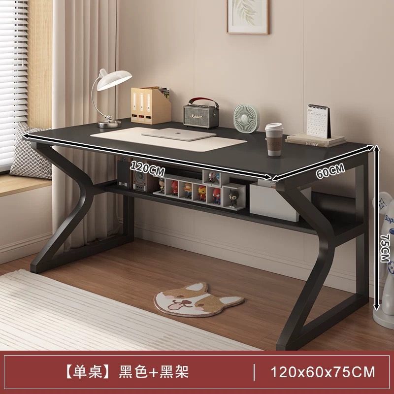 电脑桌台式家用电竞桌置物架办公桌工作台简易书桌卧室学习写字桌|undefined