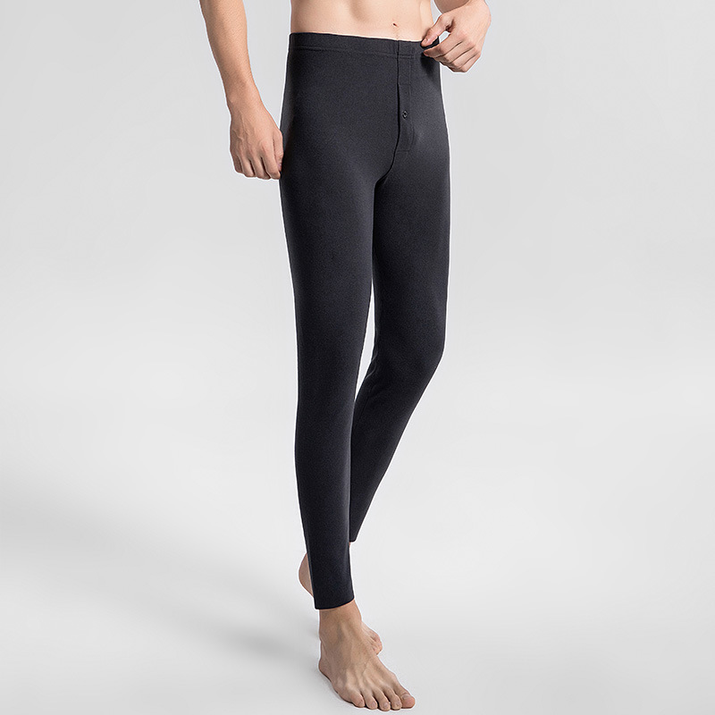 Pantalones calientes de otoño de cotton, pantalones cálidos para hombres, pantalones de algodón sin marcas de doble cara, pantalones de invierno nuevos