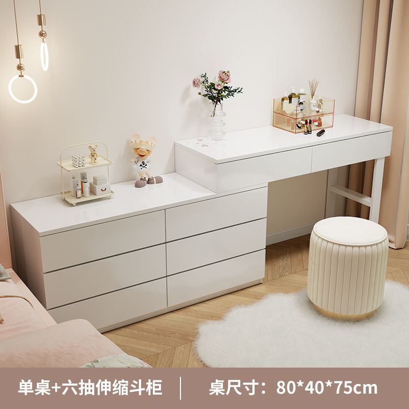 120 6단 서랍장 + 80 테이블 + 스툴