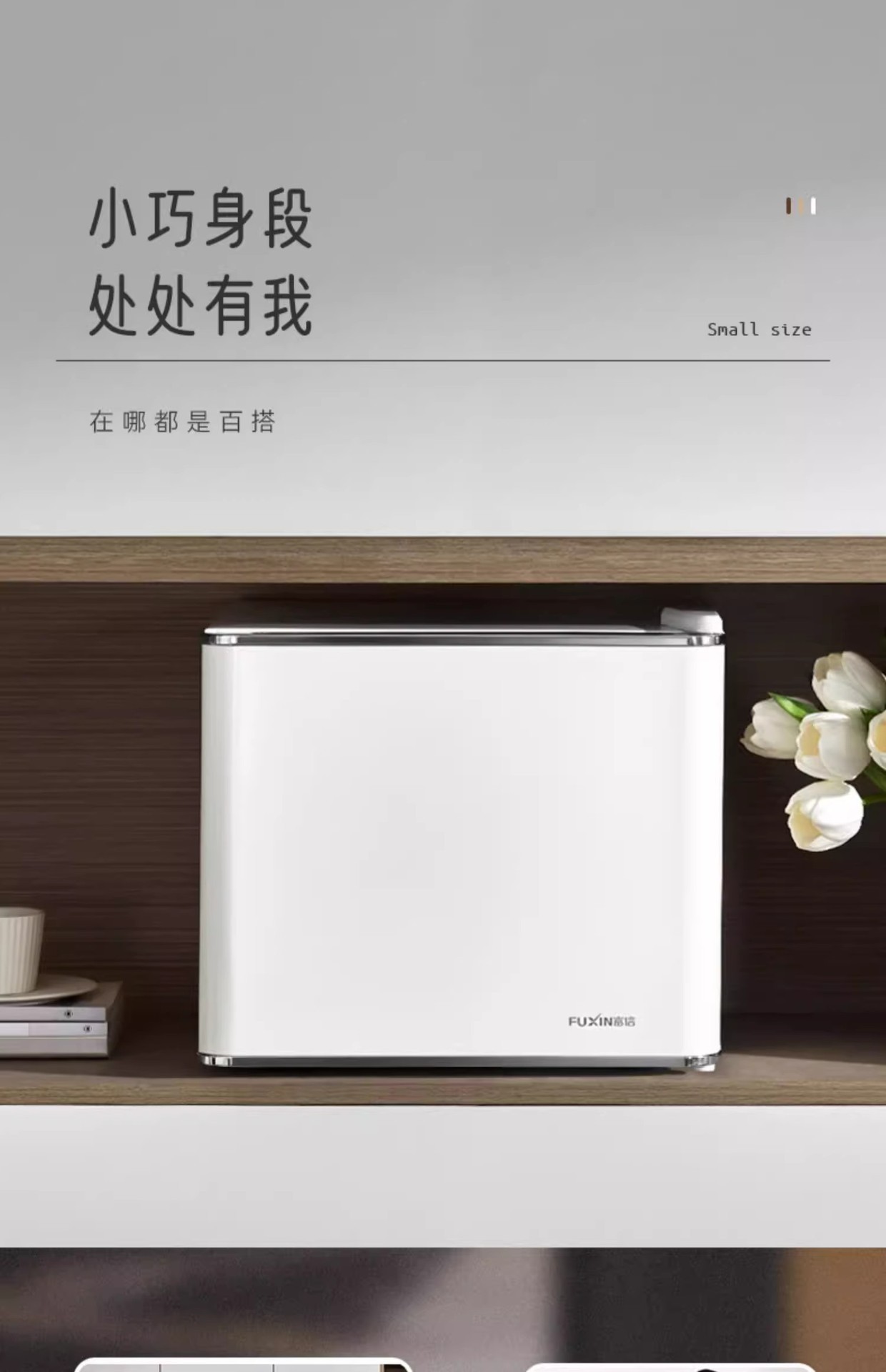 30L Semiconductor Refrigeration Air-Cooled Refrigerator for Hotel Rooms, Office Single-Door Refrigerator, Car-Mounted