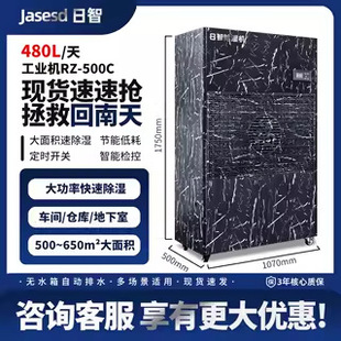 Guangdong Rizhi Industrial Dehumidifier Warehouse Parking Lot Power Distribution Room Factory Workshop Dehumidifier Industrial Grade Dehumidification