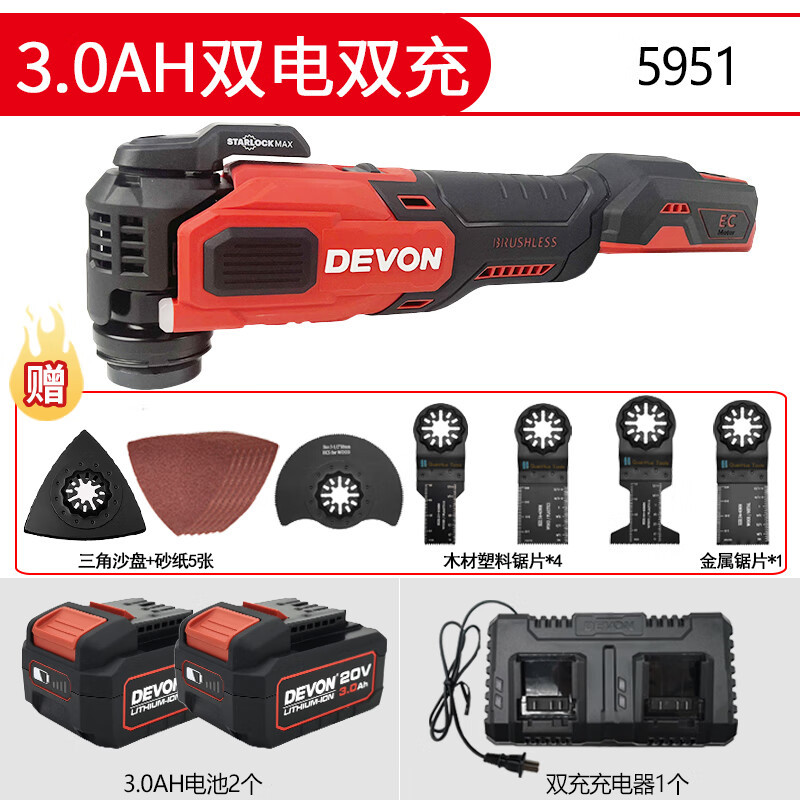 Gran pala con gran molienda 20V sin escobillas litio multifuncional máquina de corte eléctrica pulido de pulido carpintería Bao universal 5