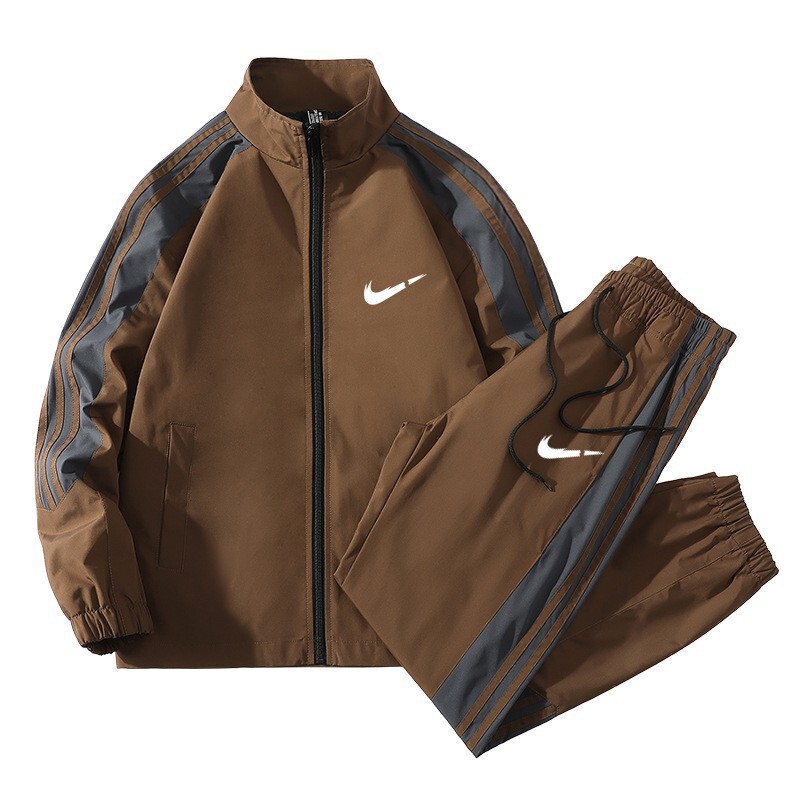 2026 Spring and Autumn Cross-Border Men's Sportswear Set Casual Versatile Solid Color Jacket Korean Style Fashion Trendy Set 2026 Spring and Autumn Cross-Border Men's Sportswear Set Casual Versatile Solid Color Jacket Korean Style Fashion Trendy Set
