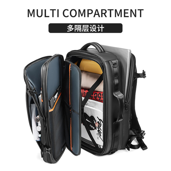 Capacious backpack