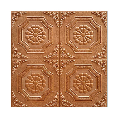 Cross-border waterproof and moisture-proof ceiling wallpaper suspended ceiling wall decoration stickers foam wall stickers bedside soft bag wallpaper
