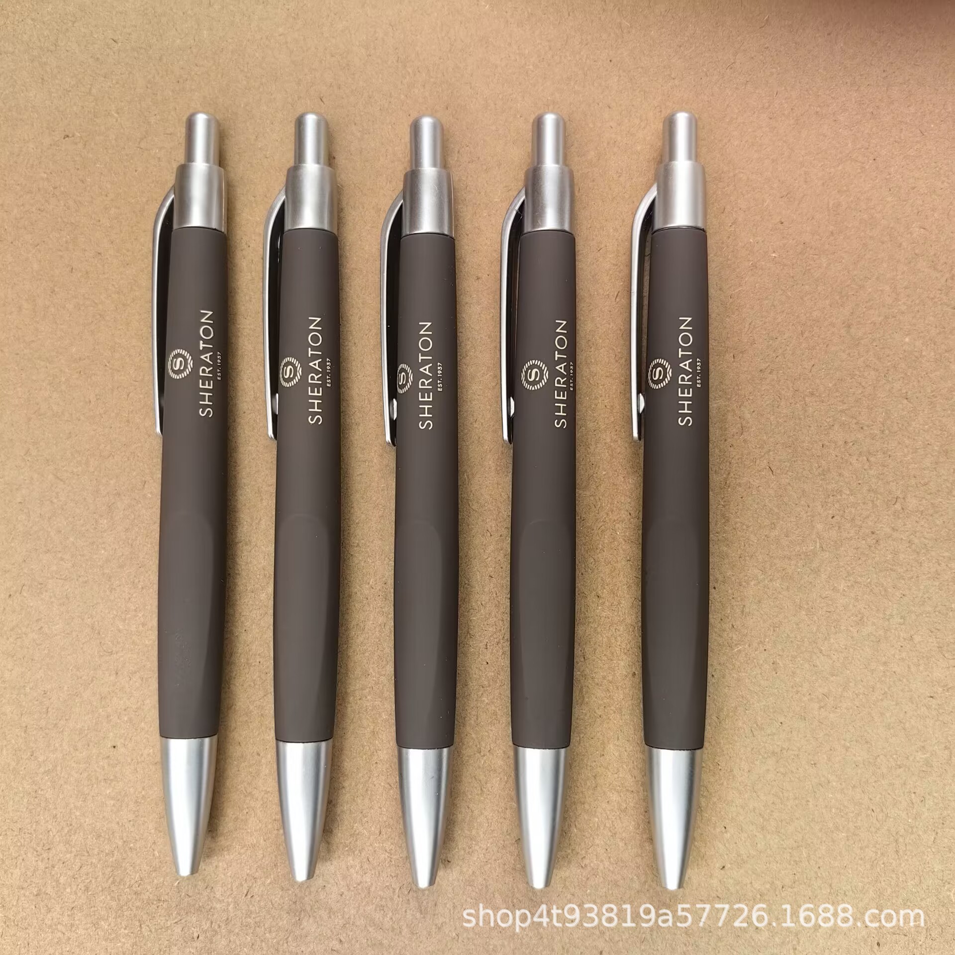 Sheraton Hotel bolígrafo pulverizador logotipo bolígrafo publicitario bolígrafo de reunión bolígrafo de bala de negocios