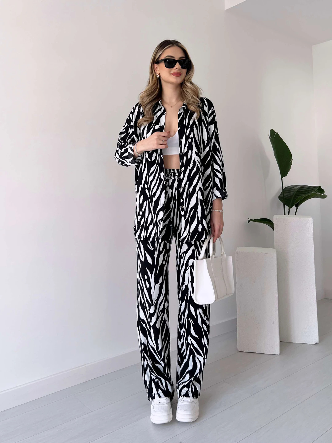 Suit Women Casual Women Loose Long Sleeved Trousers Women Two Piece Suit Spring