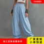 跨境宽松定制夏季灯笼裤
