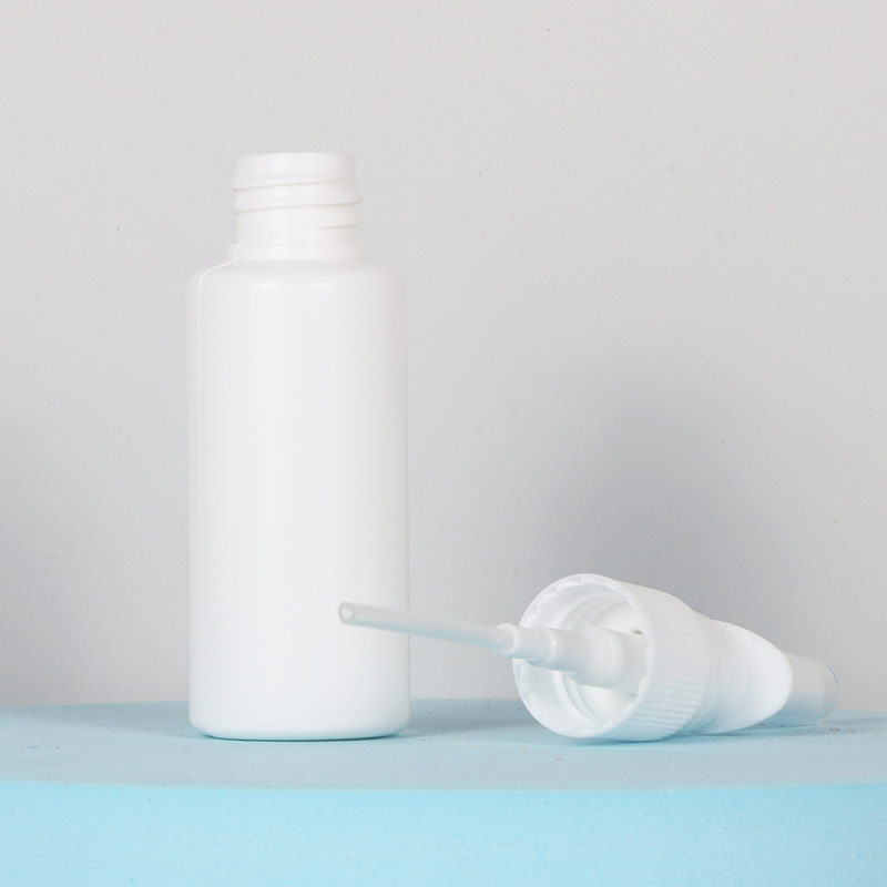Pe en stock botella de spray recto botella de spray nasal aerosol niebla fina medicina botella 10ml20ml30 botella de plástico en stock engrosada