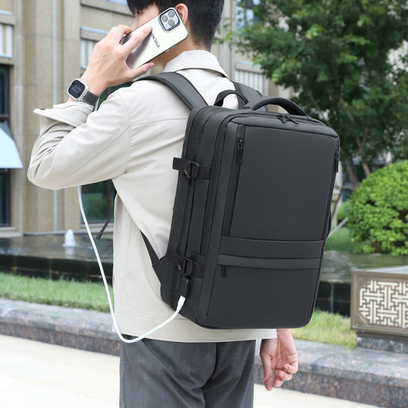 Nueva mochila transfronteriza para hombres de gran capacidad expandible mochila de negocios bolsa de viaje bolsa de viaje bolsa de computadora de negocios