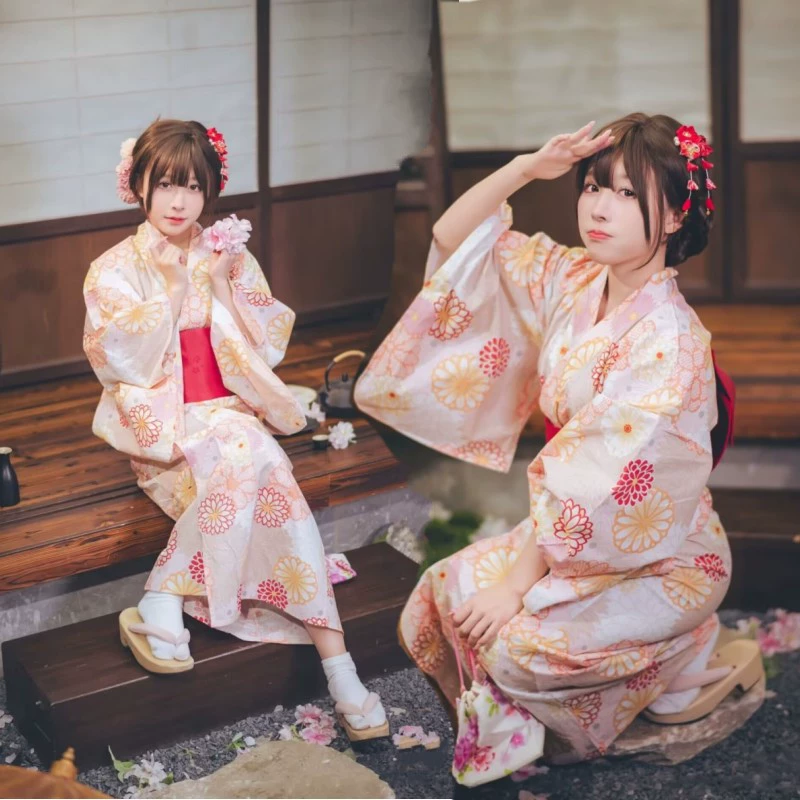 Japanese multicoloured bathrobe, dress