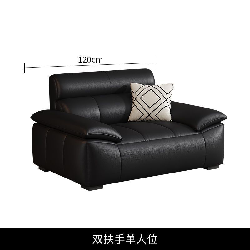 劳伦斯高靠背沙发猫爪皮真皮沙发现代简约大小户型客厅纳帕皮沙发|undefined