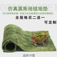 角蛙垫材莫斯雨林垫爬宠蛇守宫角蛙莫斯地毯陆龟垫材造景乌龟爬虫
