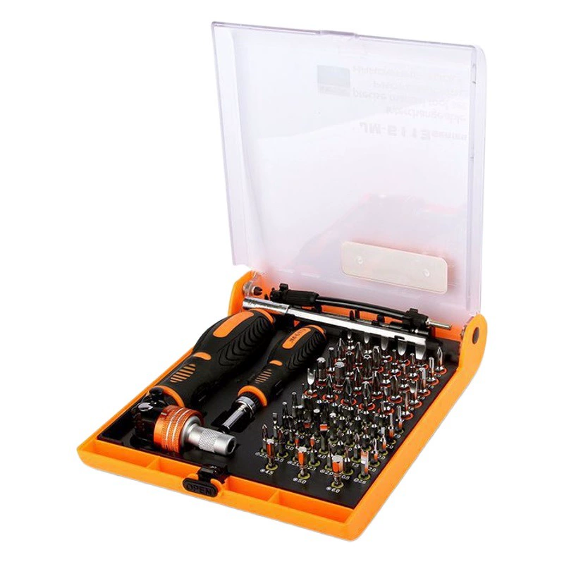 73 шт. Крестовая отвертка с храповым механизмом костюм бытовой многофункциональный инструмент для ремонта мобильных телефонов JM-6113