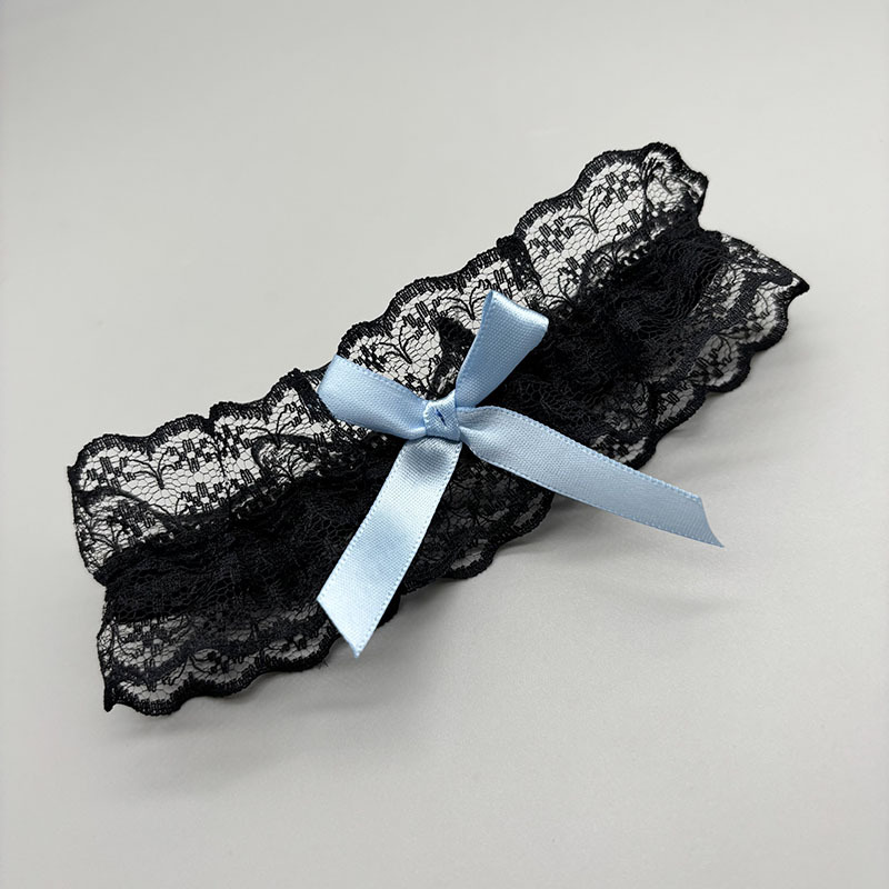 Nuevos productos transfronterizos japoneses de encaje arco de pierna anillo de novia accesorios de vestido de boda muslo correa de pierna de boda cubierta de pierna