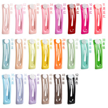 5cm迷你方形滴油bb夹儿童可爱马卡龙彩色发夹diy可粘公仔饰品配件