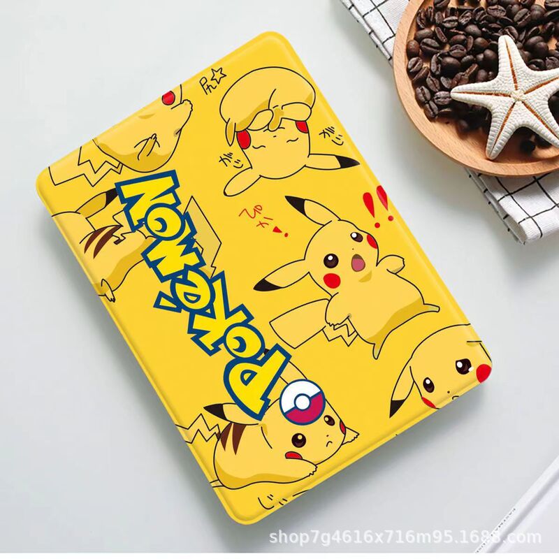 Tablet V7Pro Protective Case Tablet Smart Sleep Magnetic All-Inclusive Anti-Fall Protection Soft Shell Cartoon Tablet Case