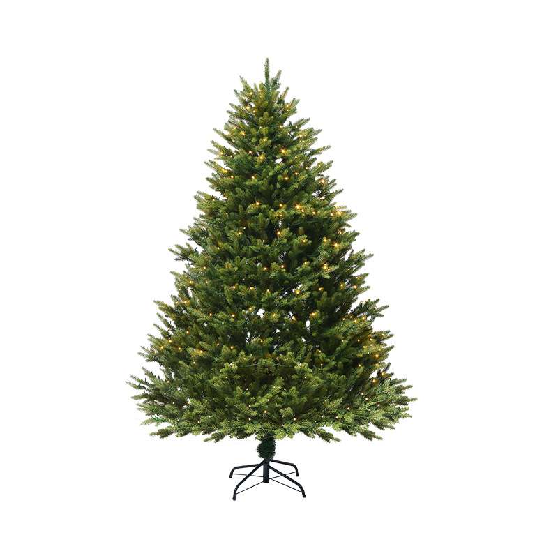 Nuevo árbol de Navidad transfronterizo puro PE sala de estar decoración de Navidad doméstica decoración luminosa de lujo árbol de simulación de cifrado