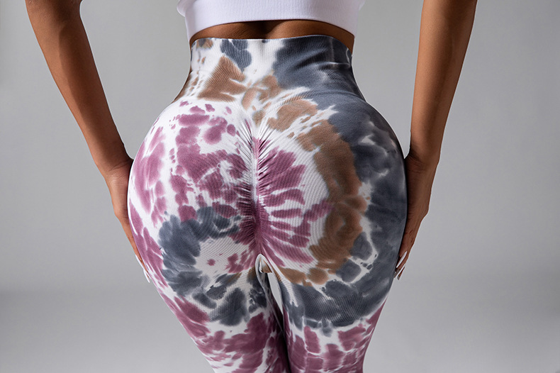 Casual Tie Dye Nylon Active Bottoms Leggings display picture 23