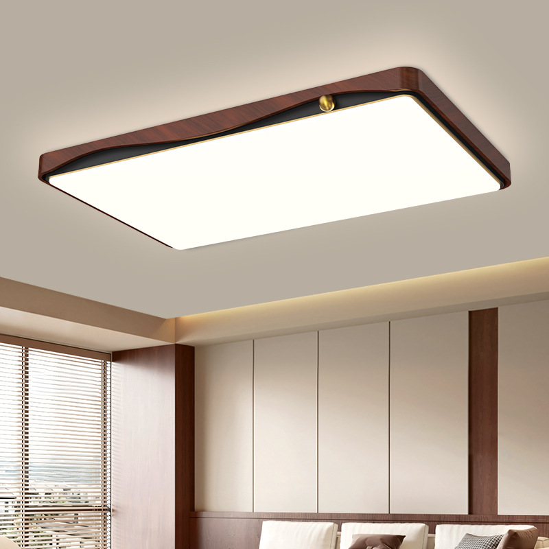 Lámparas de estilo antiguo, lámparas de techo para sala de estar, nueva habitación de estilo chino retro americano de alta gama, protección ocular súper brillante, lámpara de dormitorio principal