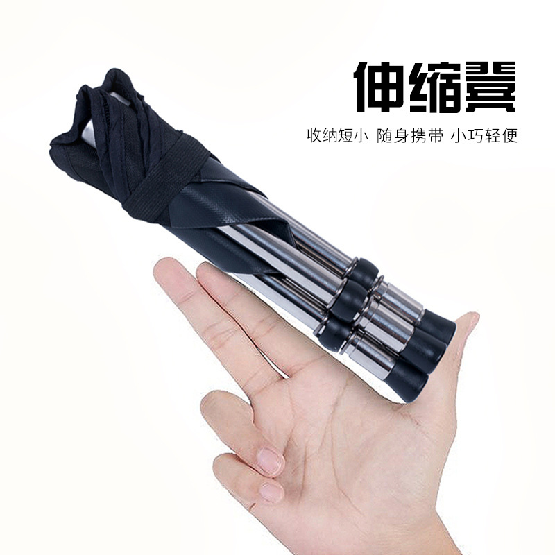 SOutdoor Telescopic Folding Stool Portable Stool Camping Chair Stainless Steel Folding Fishing Stool