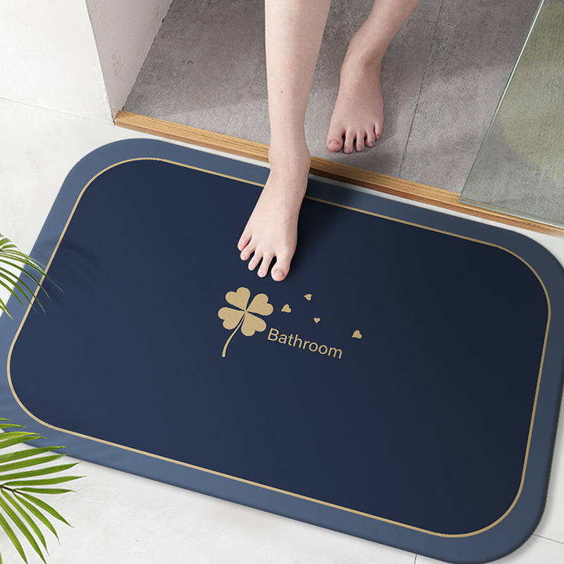 Cross-border Simple Soft Diatom Mud Mat Toilet Foot Mat Bathroom Absorbent Quick-drying Anti-slip Mat Toilet Door Mat Cross-border Simple Soft Diatom Mud Mat Toilet Foot Mat Bathroom Absorbent Quick-drying Anti-slip Mat Toilet Door Mat