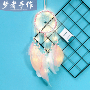 Successor Indian same style girl heart dream catcher indoor ornaments birthday gift creative gift MZSZ011