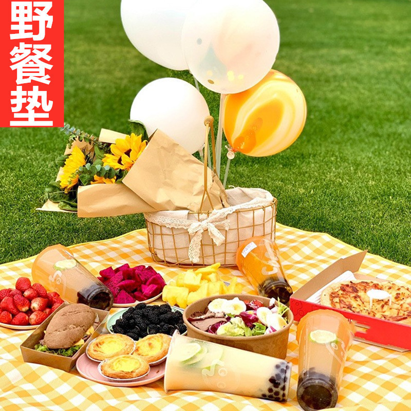 야외 캠핑 피크닉 매트 텐트 매트 쿠션 접이식 휴대용 캠핑 파티 매트 방수 매트 봄 나들이 매트