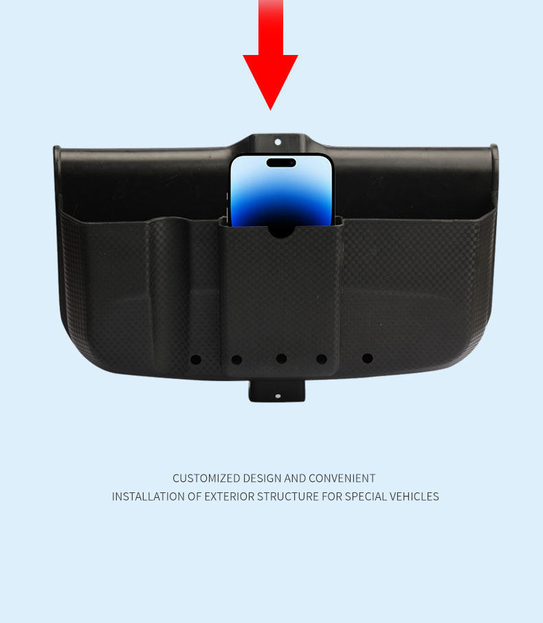 Electric Tricycle Storage Box Front-Mounted Basket for Storing Items, Modified Storage Container, Storage Box, Mobile Phone Tool Box