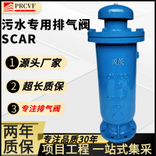 污水复合式排气阀SCAR-16Q自动放气空气阀排污自来水管网防水锤