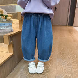 2025婴儿裤子春装外穿洋气宽松软牛仔裤女宝宝春秋休闲长裤