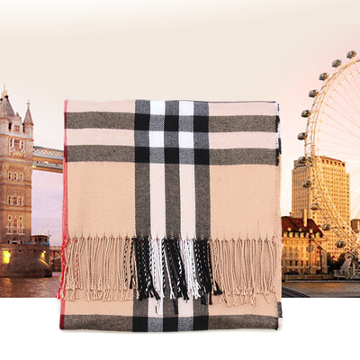 Autumn and winter new pattern British style Baba Cashmere Scarf men and women fashion keep warm Shawl Lovers money Collar wholesale