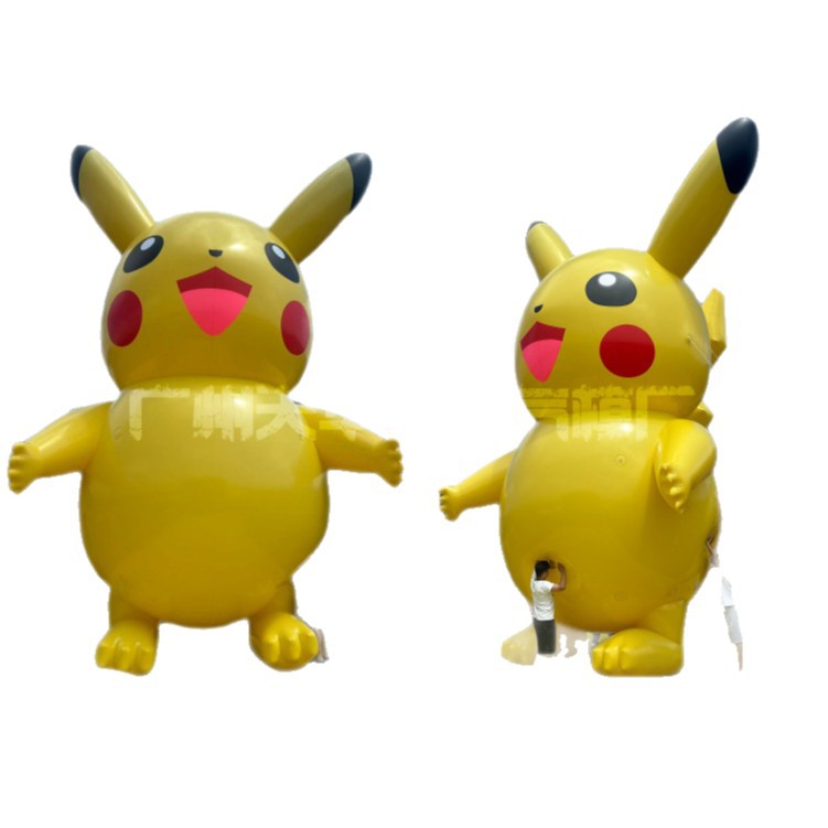 Fábrica de modelo de aire personalizado todo tipo de dibujos animados mascota modelo de aire publicidad desfile de aire pato amarillo modelo de aire