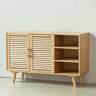 Fashionable and Simple Sideboard Storage Rack Household Tea Cabinet Wall-Mounted Integrated Storage Cabinet Kitchen Sundry Storage
