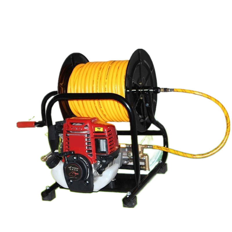 Importación de gasolina pulverizador de tubería rodante portátil todo en uno pulverizador agrícola desinfección automática jardín lavado de automóviles otros