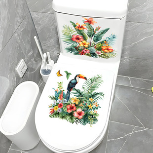 Acc33257 Cartoon Mermaid Coral Bathroom Toilet Waterproof Toilet Cover Toilet Sticker Self-Adhesive Sticker