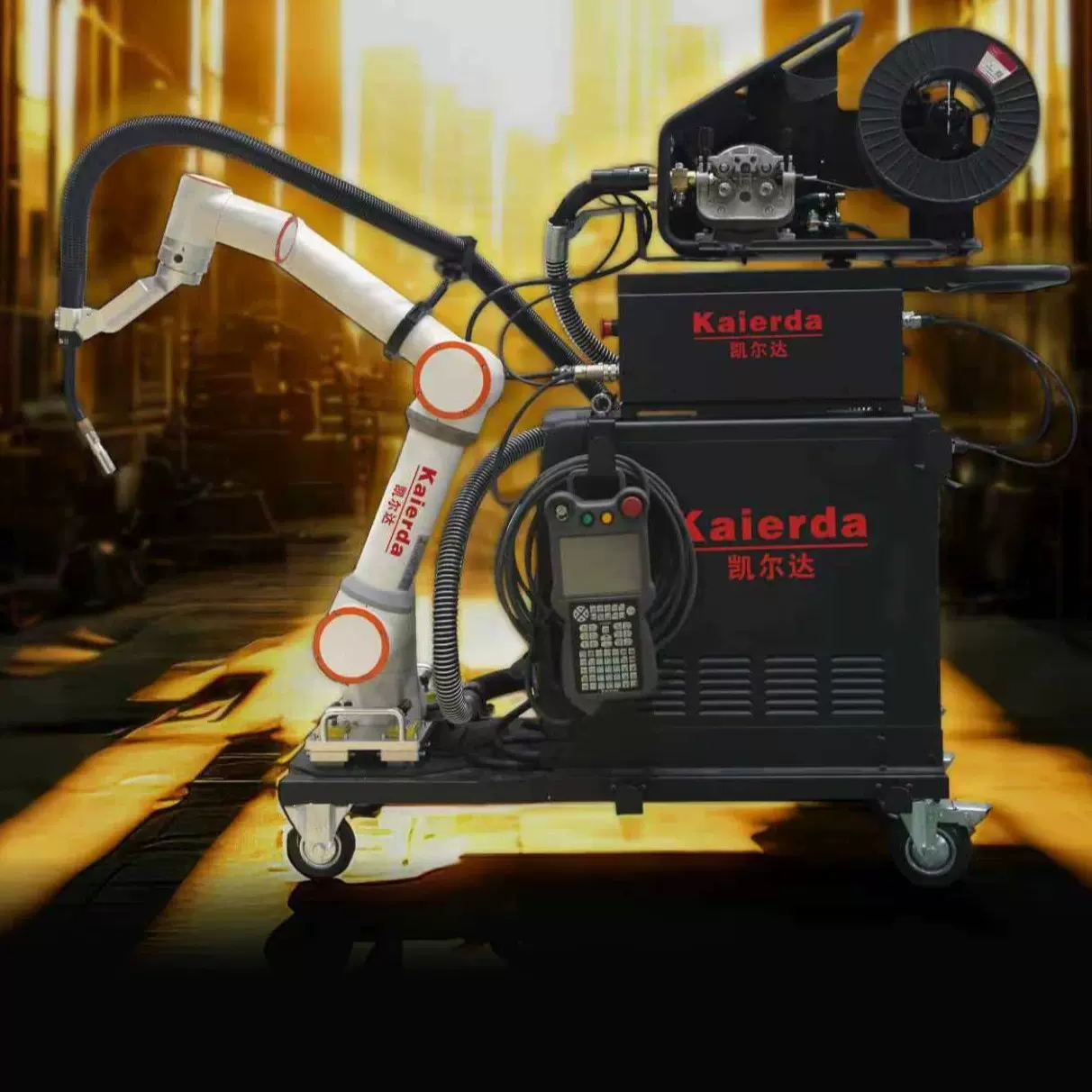 源头工厂批发凯尔达焊接机器人智能弧度焊接