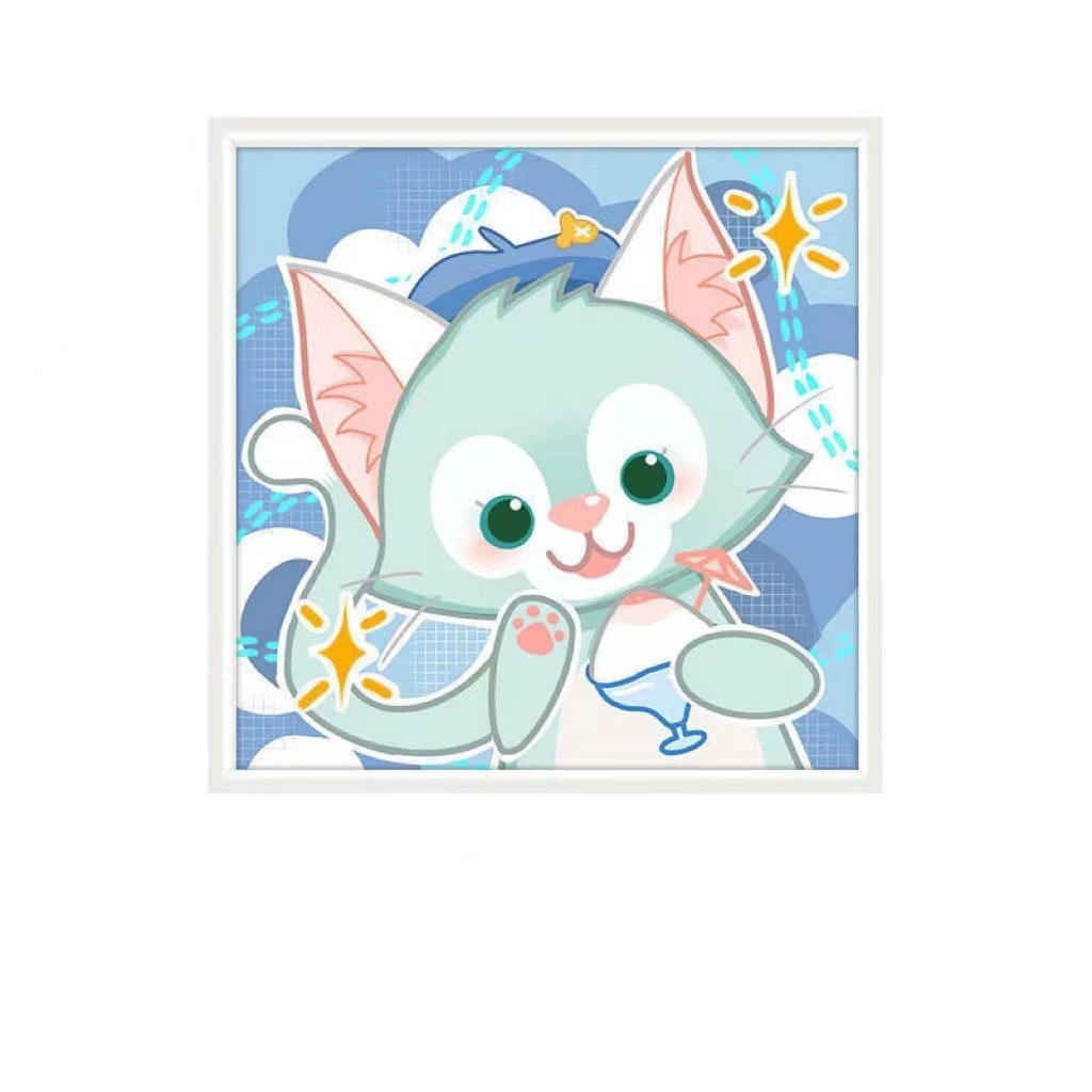 Nuevo dibujo de diamante infantil de labu diy pegatinas de diamante con marcos de fotos hechas a mano diy puzzle pegatinas de mampostería image 242