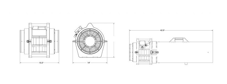 UB20xx有限空间防爆排烟通风机