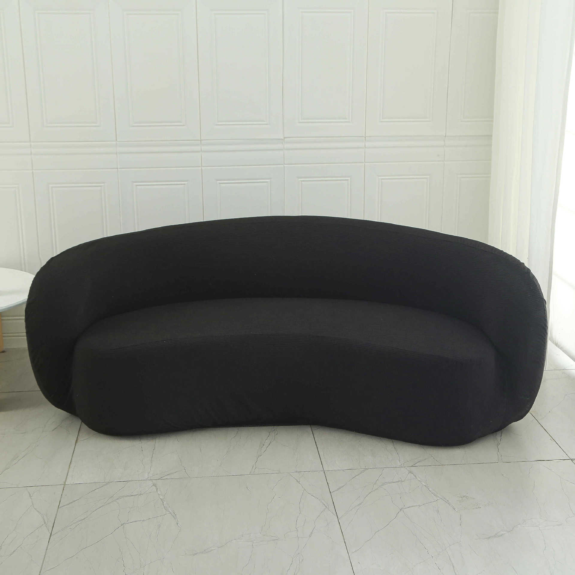 Cubierta de sofá y silla Cubierta de sofá de balcón de dormitorio individual de lana de cordero perezoso Cubierta de silla de sala de estar sencilla y cómoda