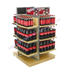 堆头架架酒展示架矿泉水果汁零食玩具超市小货架带挂钩展示货架