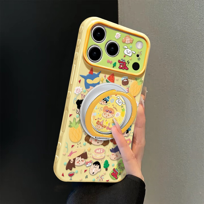 Xiaoxin Family Suitable for Apple 17Promax Mobile Phone Case Iphone16 Rotating Stand 15 Cute 14 Couple 13 Xiaoxin Family Suitable for Apple 17Promax Mobile Phone Case Iphone16 Rotating Stand 15 Cute 14 Couple 13